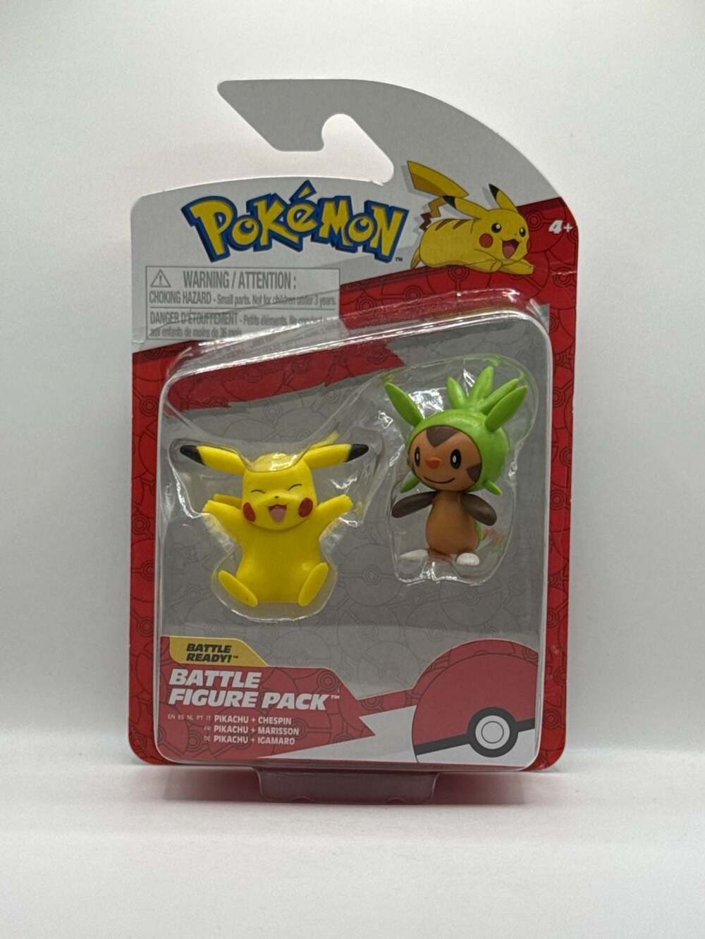 Pokemon Battle Figure Pack Pikachu and Chespin Mini Figures